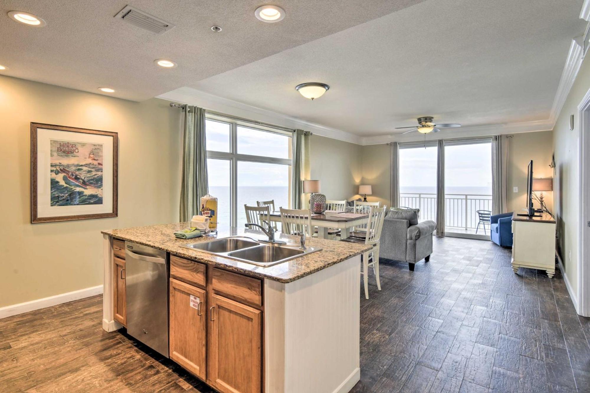 Oceanfront Pcb Condo With Gulf Views And Pool Access! パナマシティービーチ エクステリア 写真